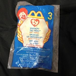 McDonalds TY Beanie Baby Plush Frog